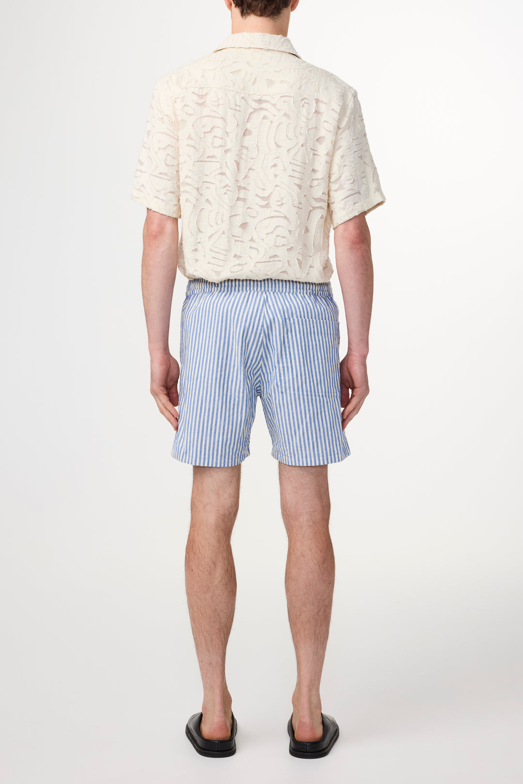 NN07 Gregor Shorts 5246 in Blue Stripe