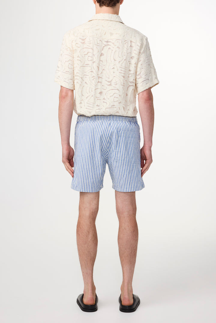 NN07 Gregor Shorts 5246 in Blue Stripe