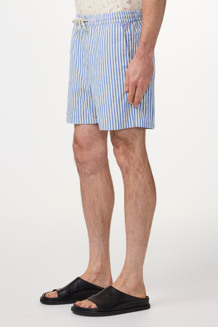 NN07 Gregor Shorts 5246 in Blue Stripe