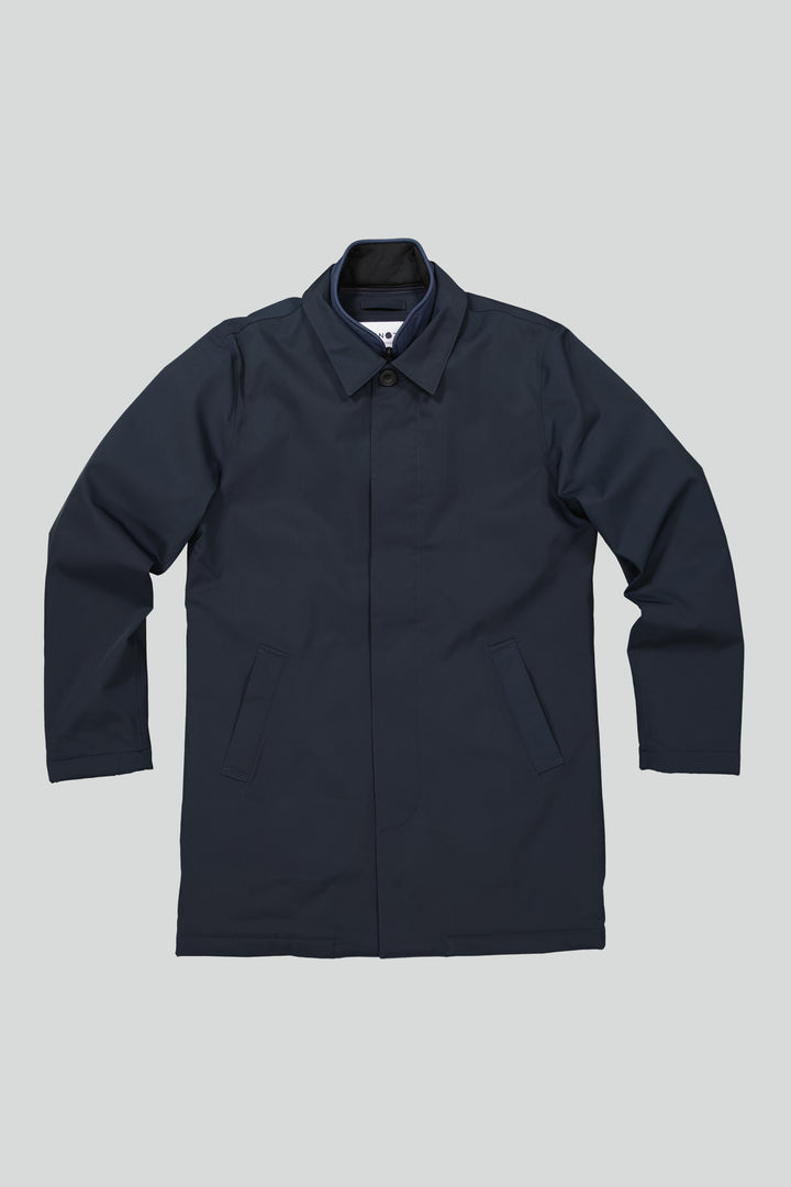 NN07 - Blake 8240 Trench Coat in Navy | Buster McGee