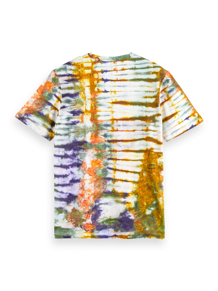 Scotch & Soda - Tie-Dyed Tee Shirt in Harmonica Tie Dye | Buster McGee