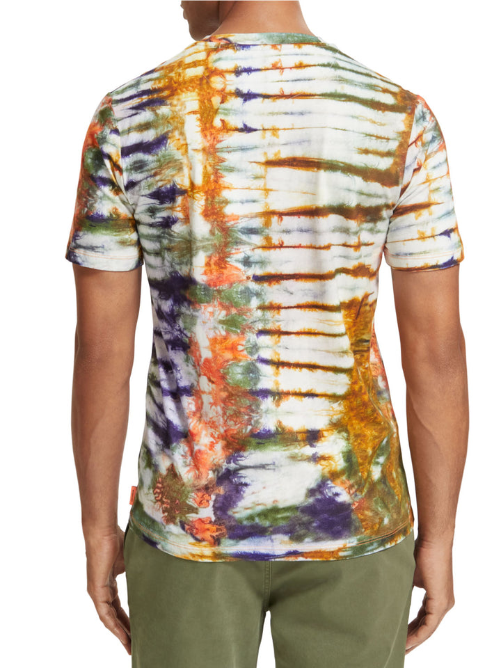 Scotch & Soda - Tie-Dyed Tee Shirt in Harmonica Tie Dye | Buster McGee