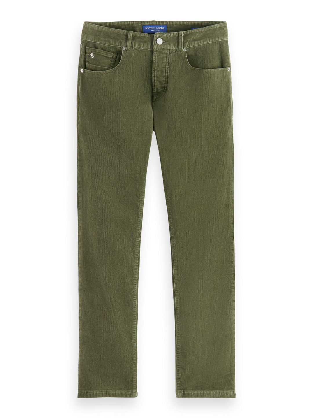 Scotch & Soda - Ralston Slim Fit Corduroy Pants in Army | Buster McGee