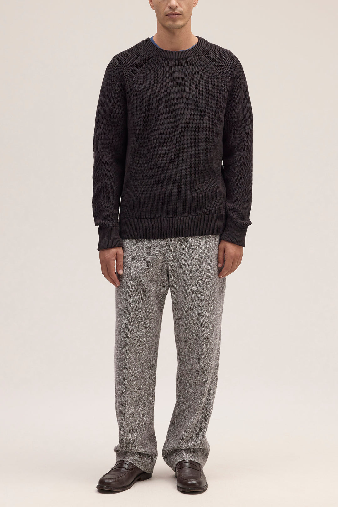 NN07 Jacobo 6470 Crewneck Sweater in Dusky Port | Buster McGee