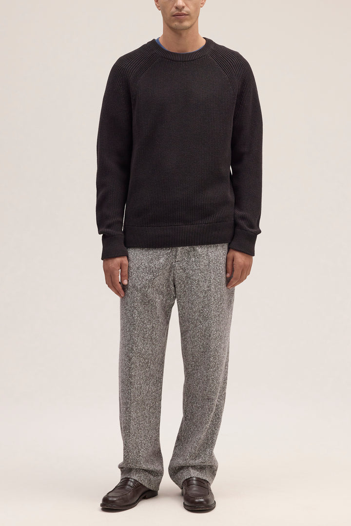 NN07 Jacobo 6470 Crewneck Sweater in Dusky Port | Buster McGee