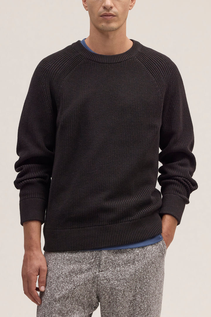 NN07 Jacobo 6470 Crewneck Sweater in Dusky Port | Buster McGee