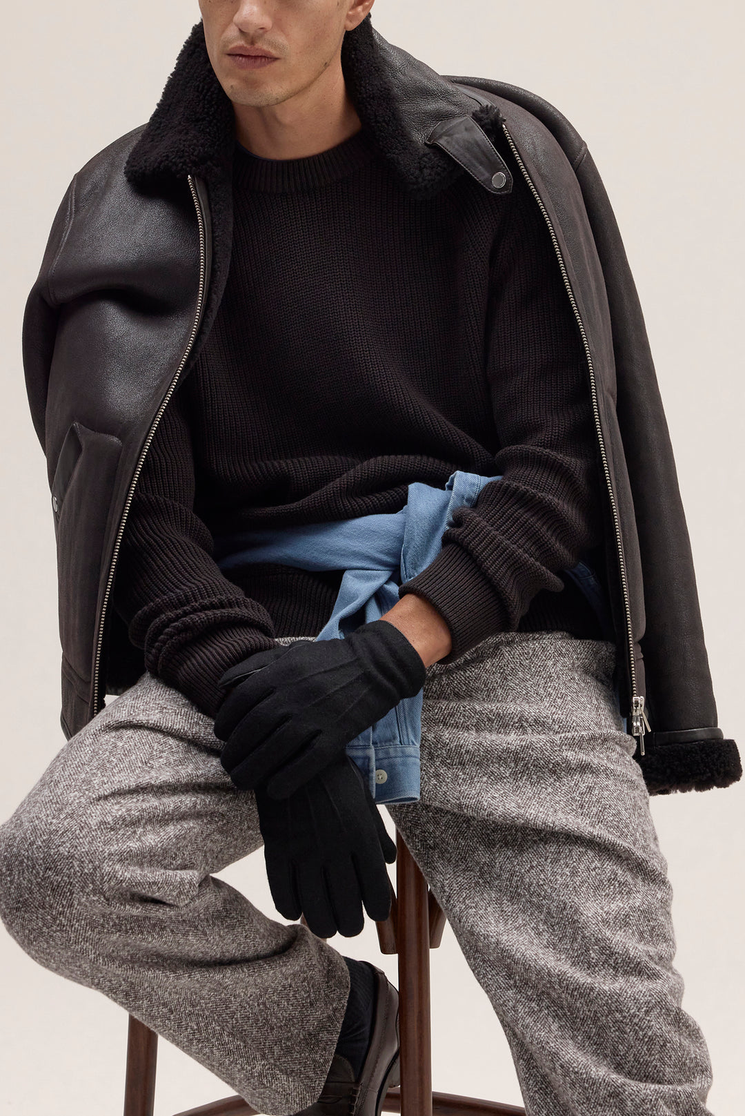 NN07 Jacobo 6470 Crewneck Sweater in Dusky Port | Buster McGee