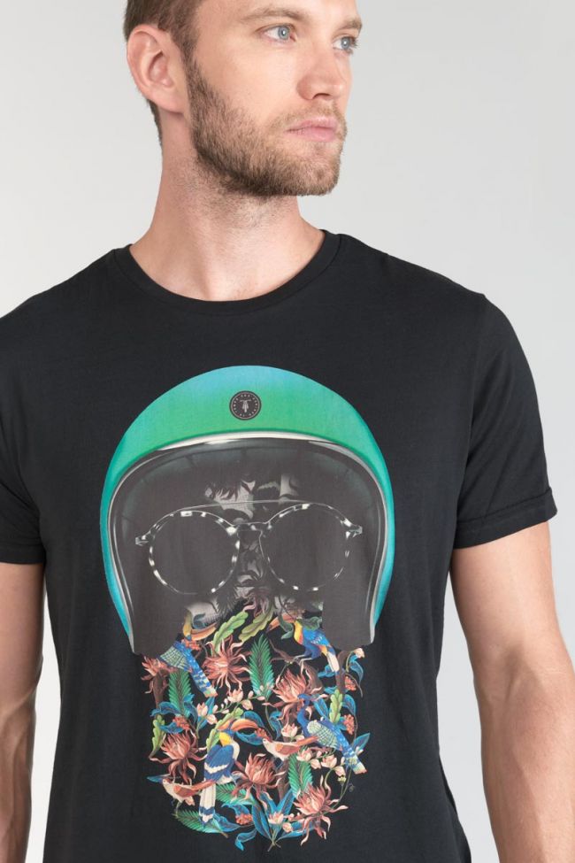 Le Temps des Cerises - Gregor Printed Tee in Black | Buster McGee