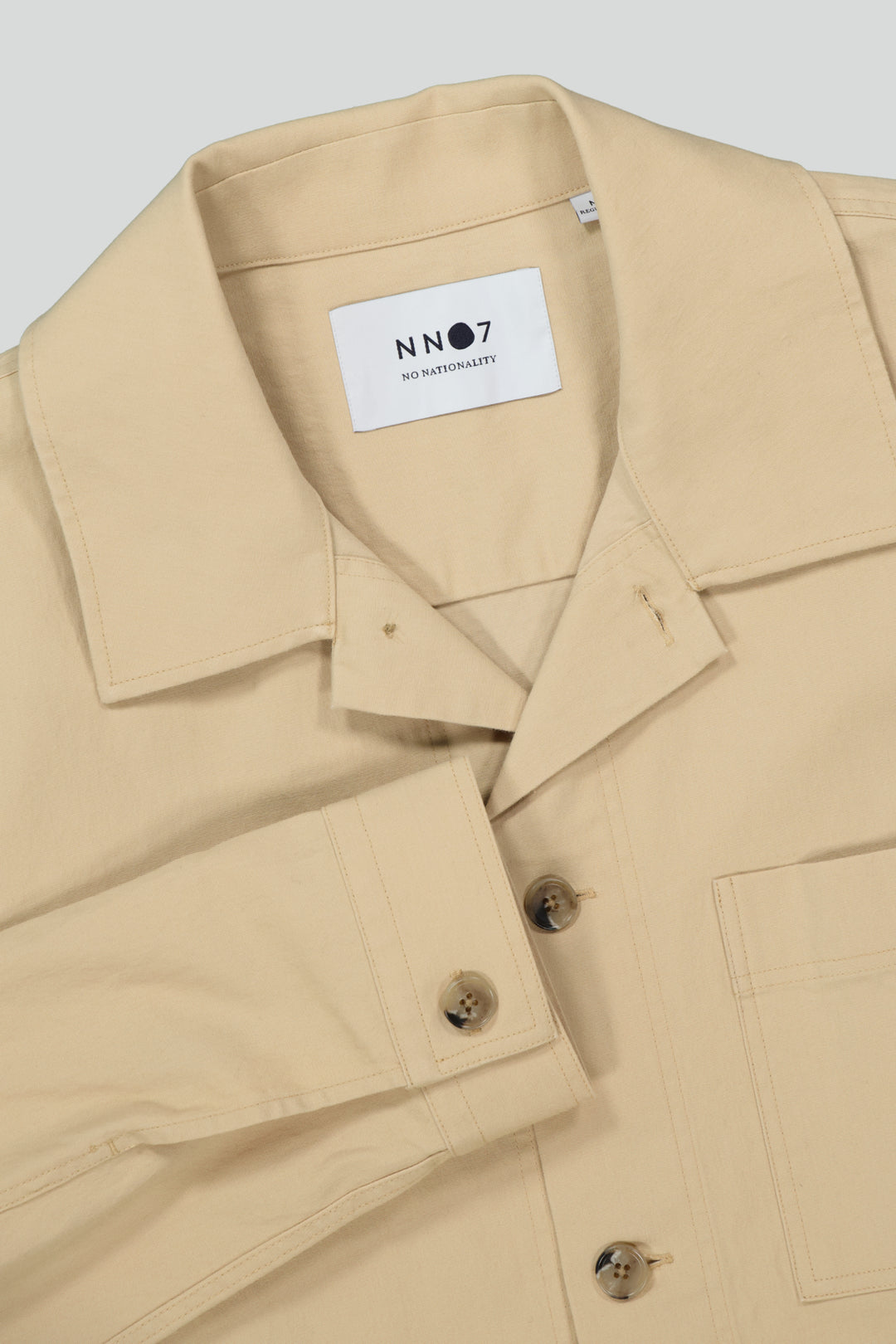 NN07 - Olav 1447 Hybrid Jacket in Irish Cream | Buster McGee