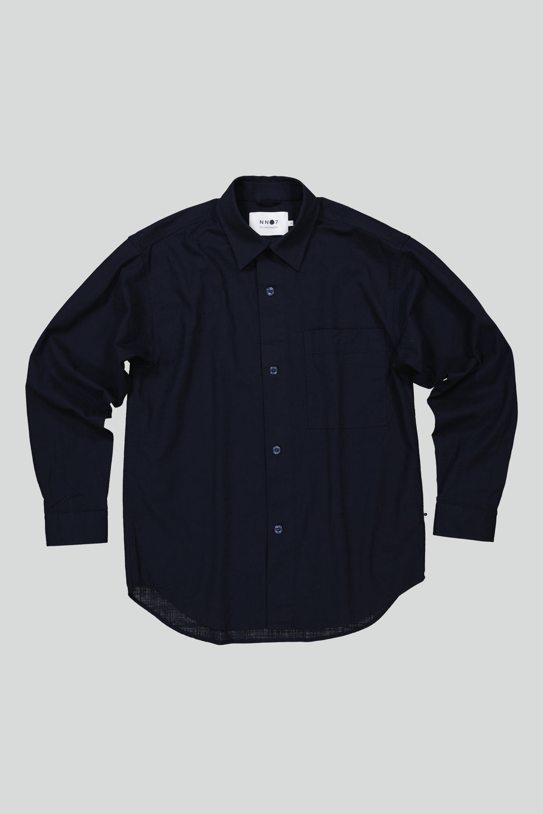NN07 - Adwin 5634 Cotton Shirt in Navy Blue | Buster McGee