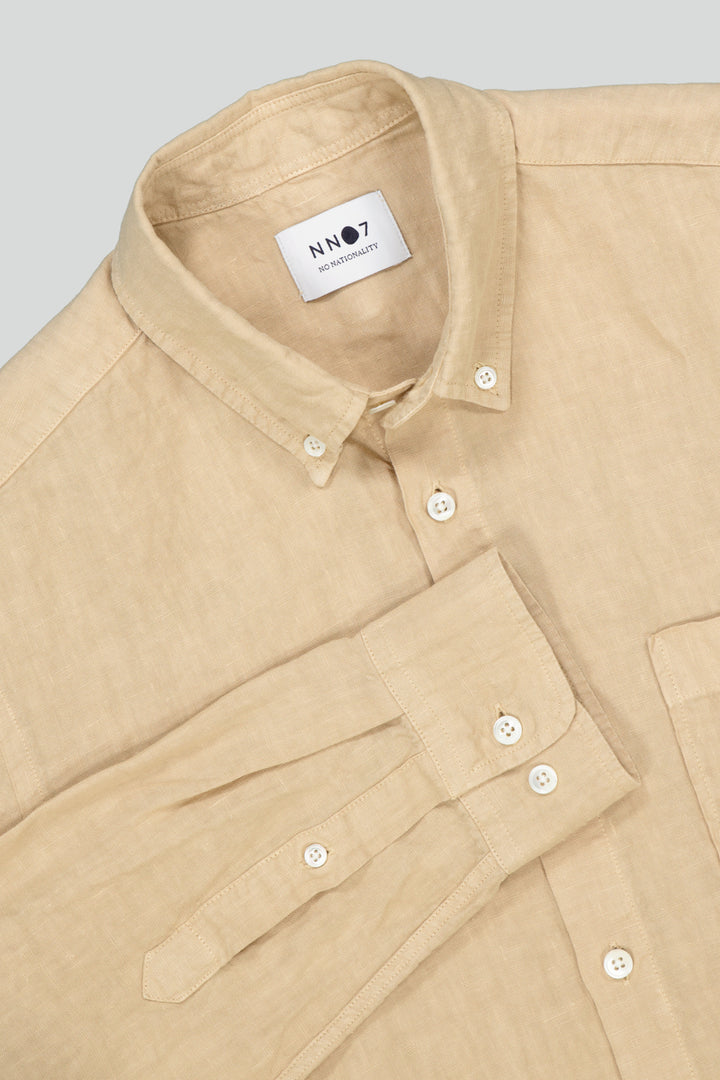 NN07 - Arne BD 5706 Linen Shirt in Irish Cream | Buster McGee
