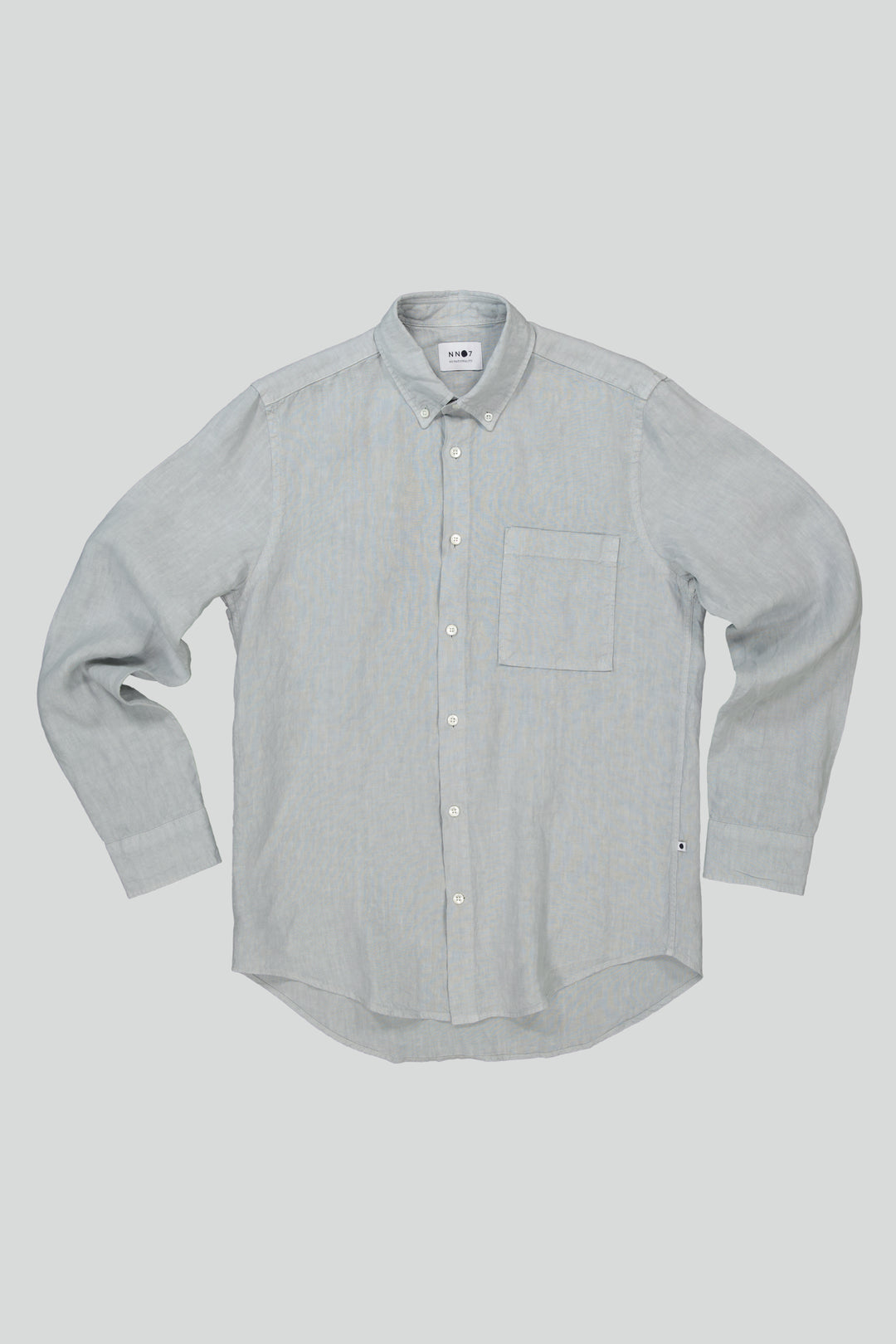 NN07 - Arne BD 5706 Linen Shirt in Harbor Mist | Buster McGee