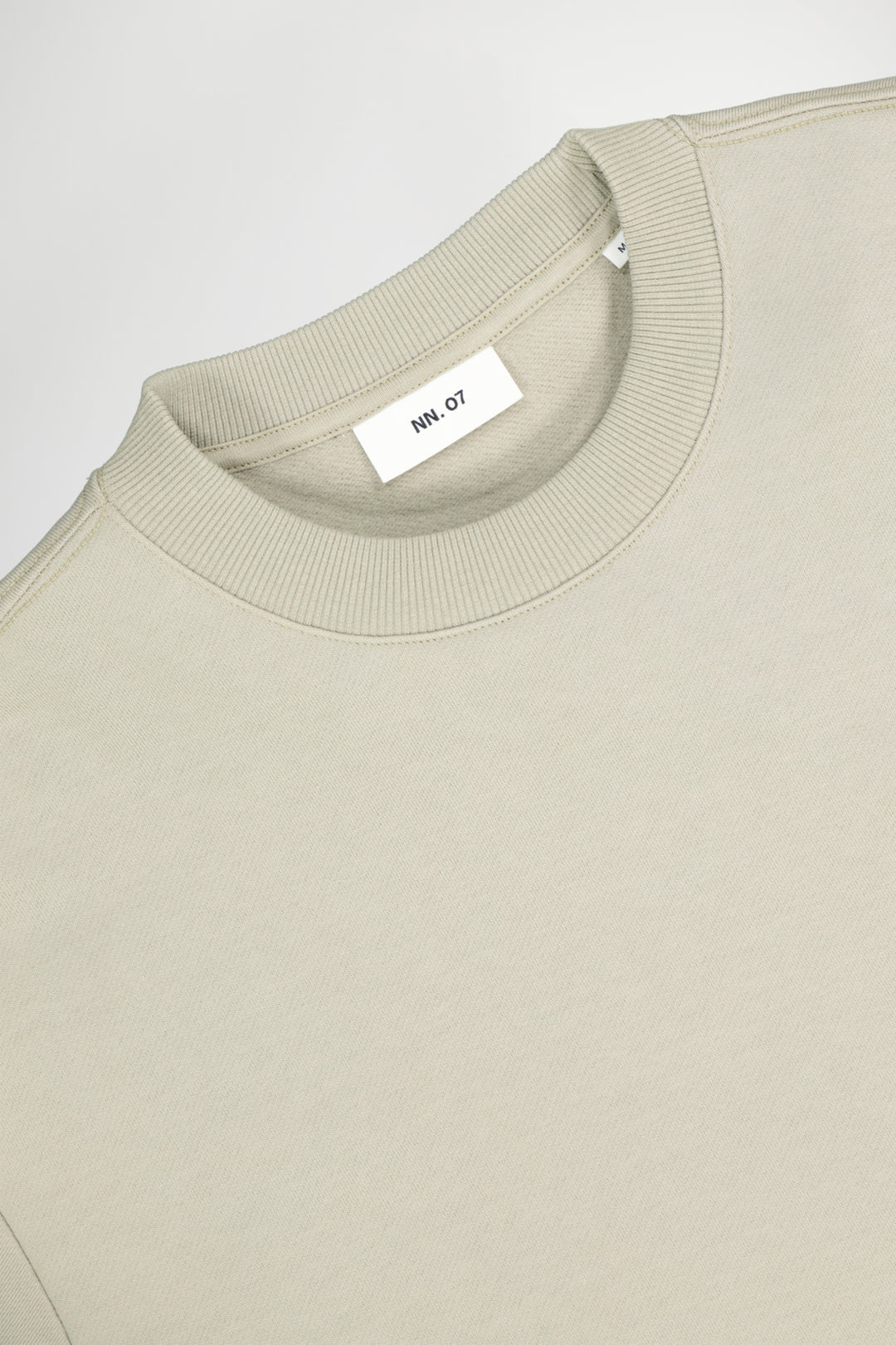 NN07 Briggs Crew 3504 Sweatshirt in Fog | Buster McGee