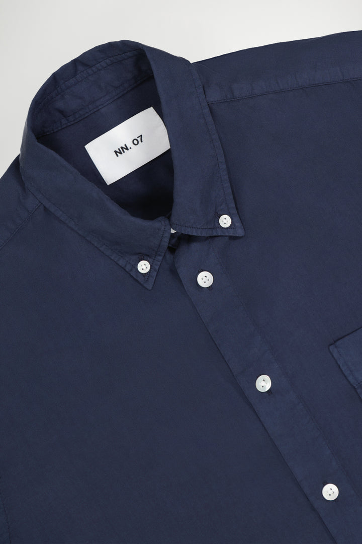 NN07 - Arne BD 5655 Longsleeve Shirt in Navy Blue | Buster McGee