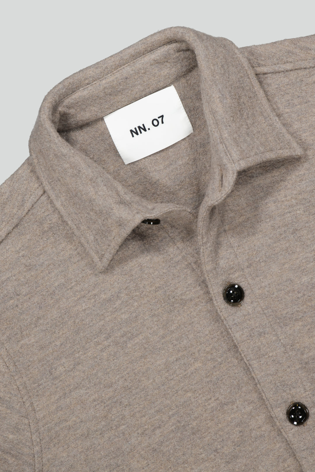 NN07 - Kian 6398 Boiled Wool Jacket in Khaki Beige | Buster McGee