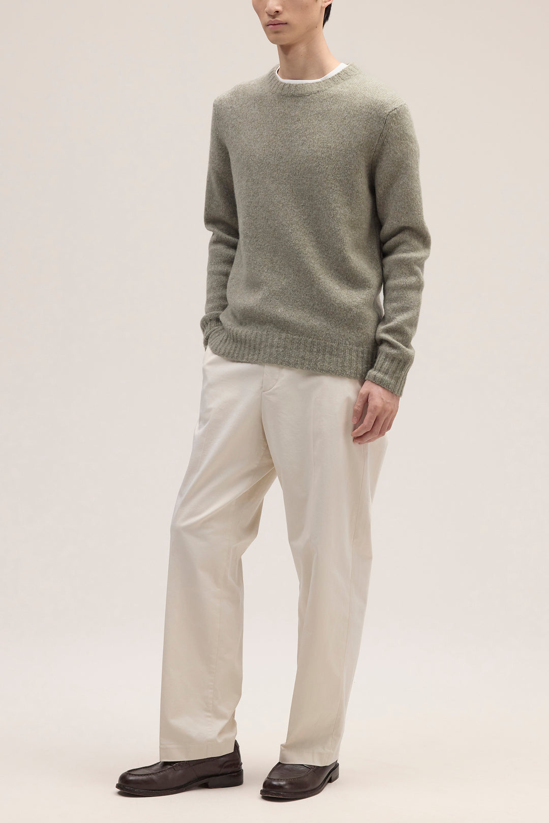 NN07 Lee 6598 Crewneck Pullover in Valley Green | Buster McGee