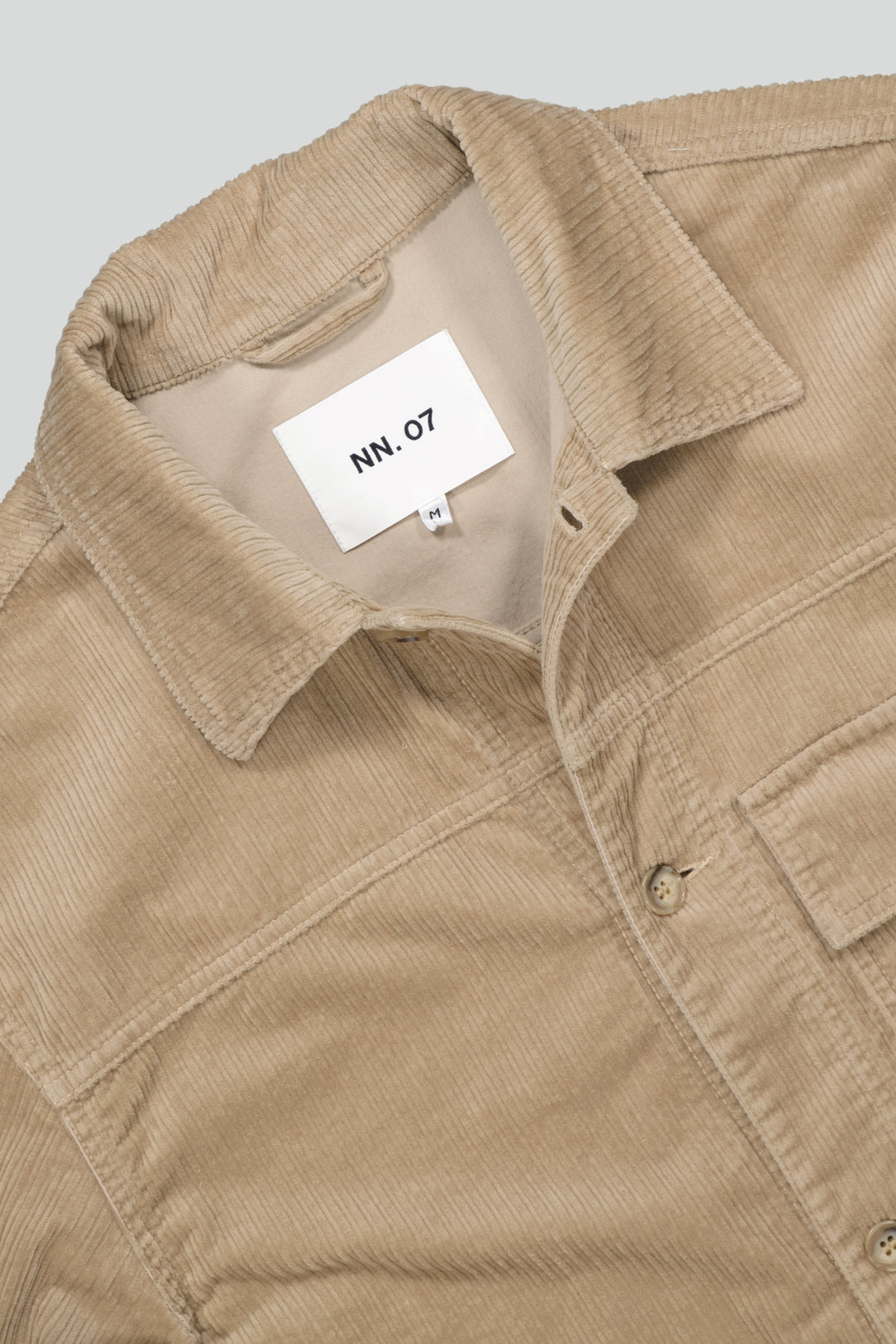 NN07 Vince 1077 Soft Corduroy Jacket in Desert Khaki | Buster McGee