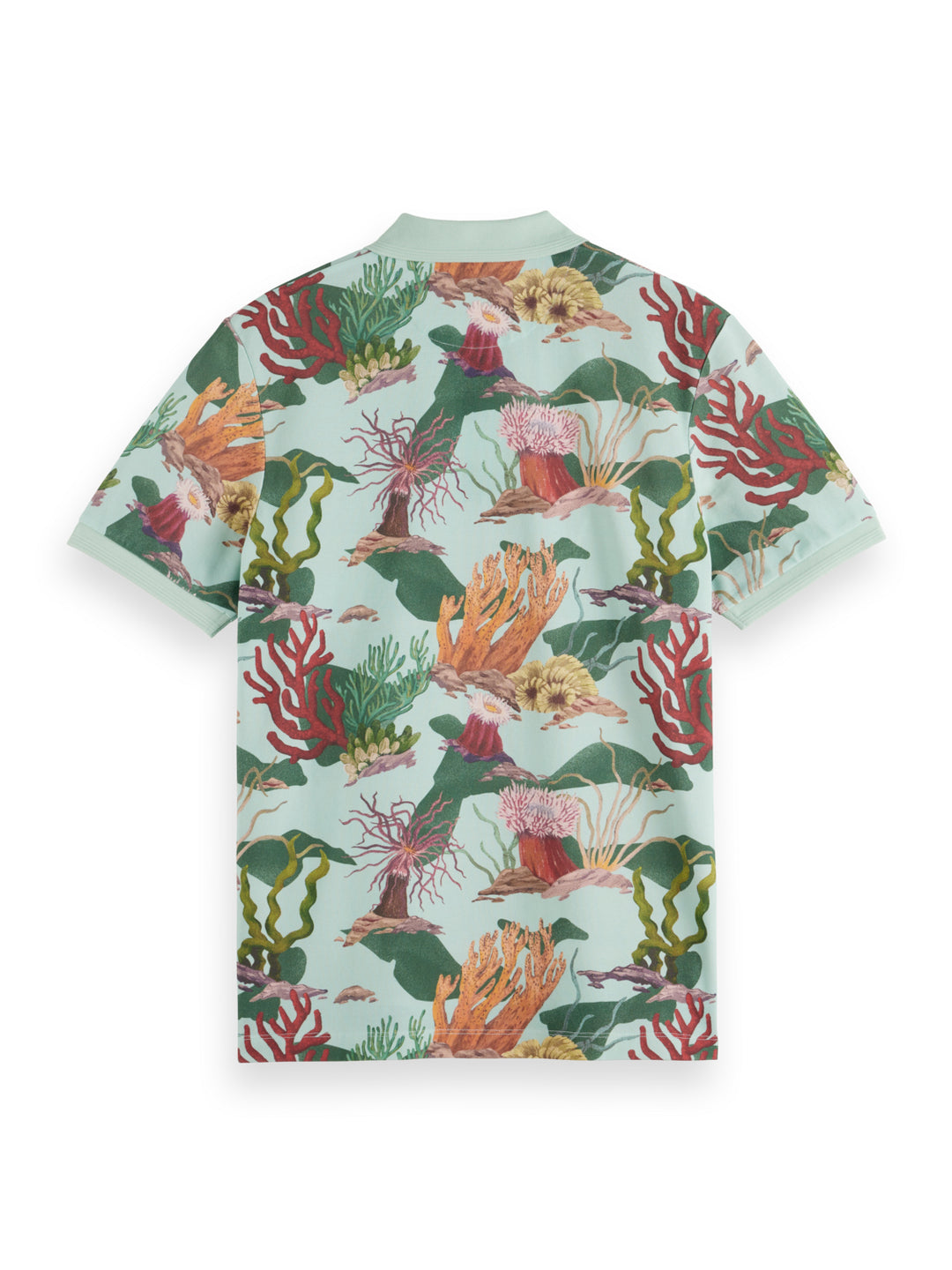 Coral Reef Camo Print Polo Shirt | Buster McGee Daylesford