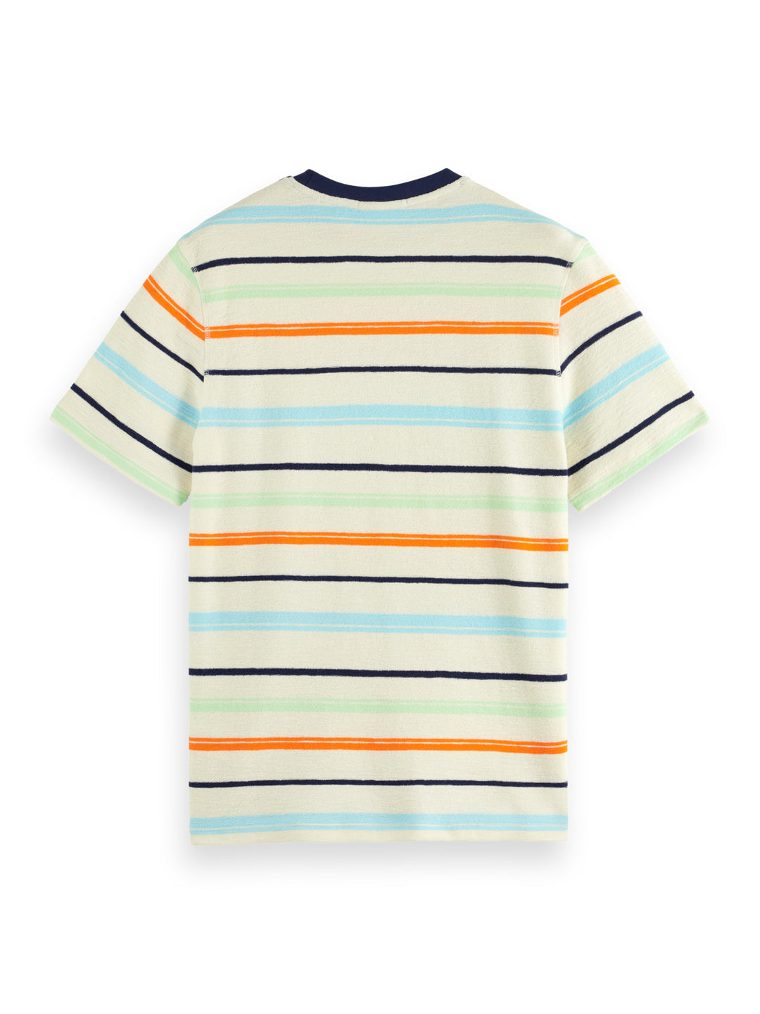 Structured Striped T-Shirt in Multicolour Stripe | Buster McGee