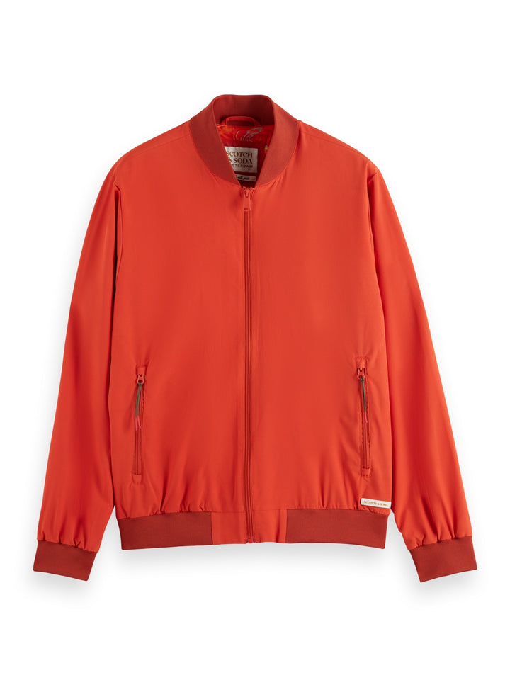 Light Weight Bomber Jacket in Boat Red | Buster McGee