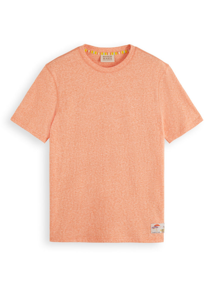 Scotch & Soda Melange Crewneck Tee Shirt in Life Buoy | Buster McGee