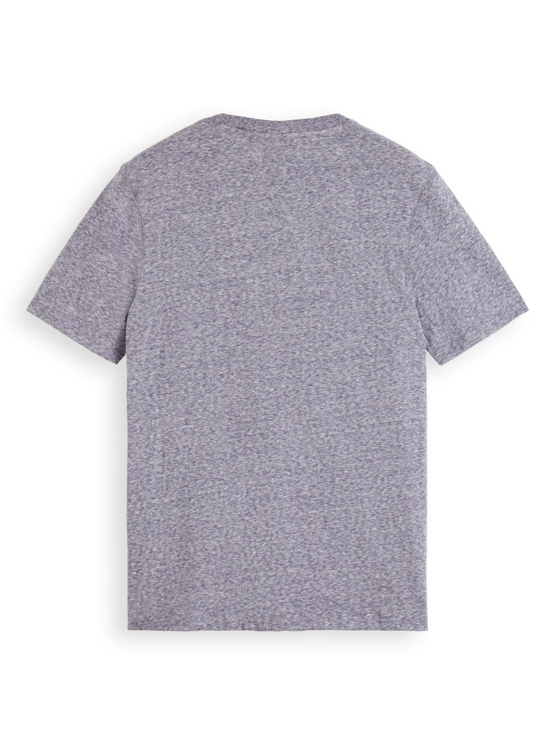 Scotch & Soda Melange Crewneck Tee Shirt in Navy Blue | Buster McGee