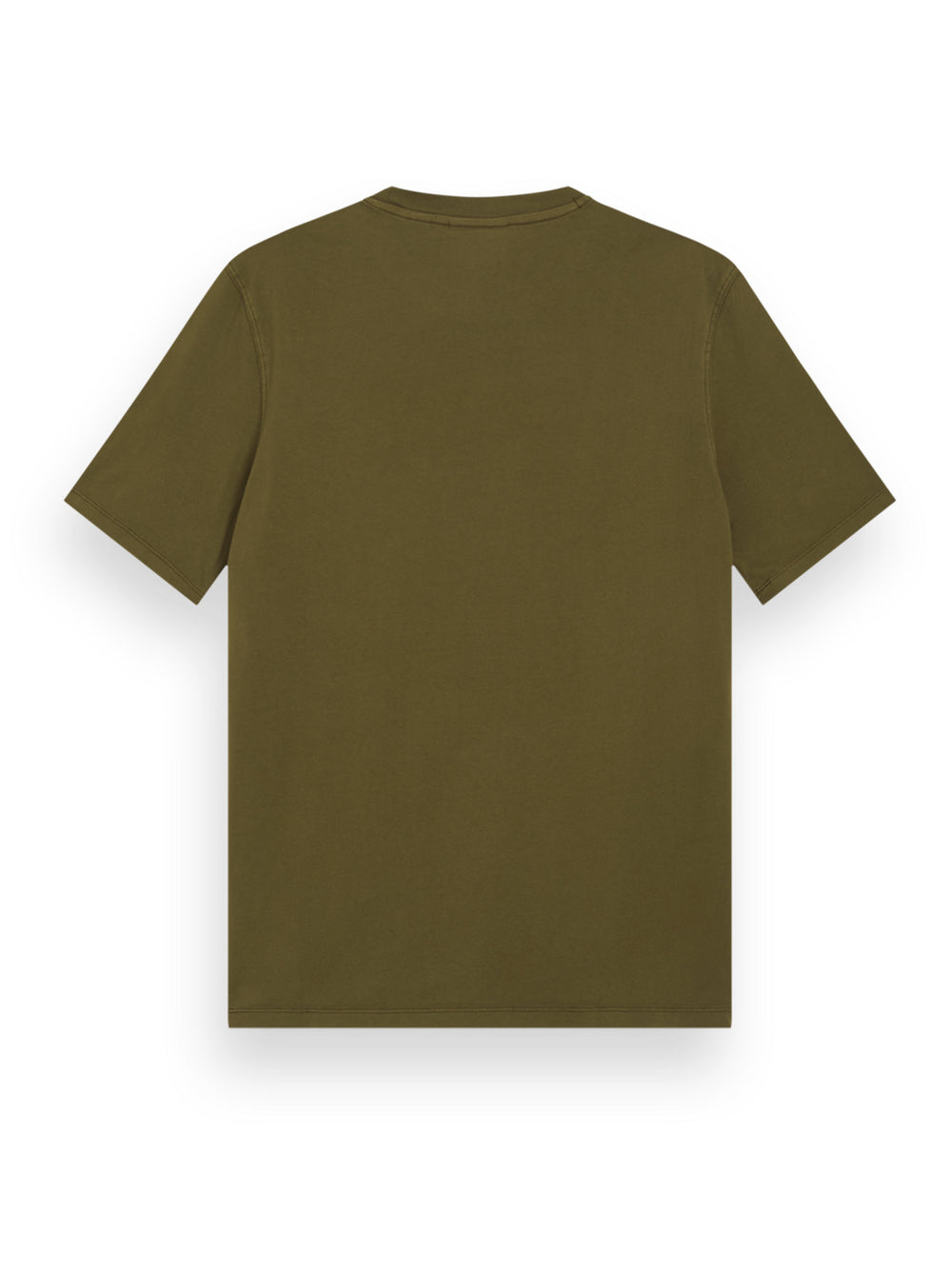 Garment Dyed Logo Crewneck Tee Shirt in Algae | Buster McGee