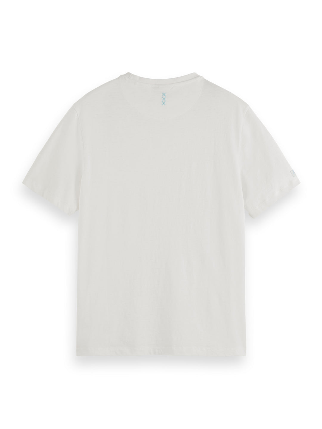 Scotch & Soda Cotton Linen Tee in White | Buster McGee 