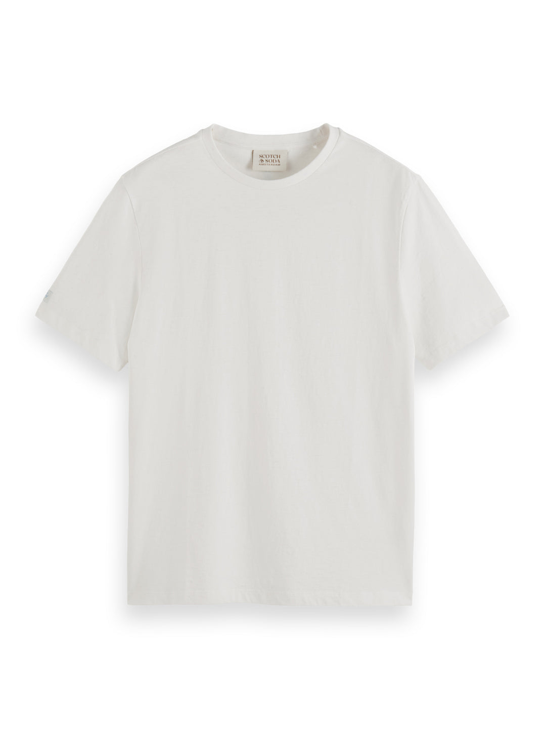 Scotch & Soda Cotton Linen Tee in White | Buster McGee 