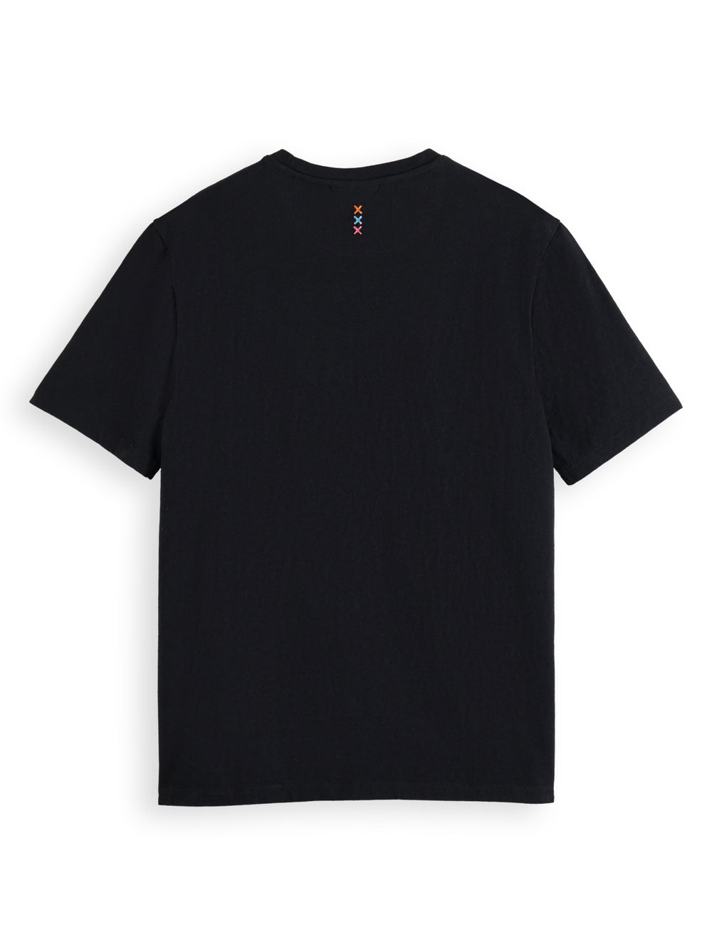 Scotch & Soda Cotton Linen Tee in Black | Buster McGee