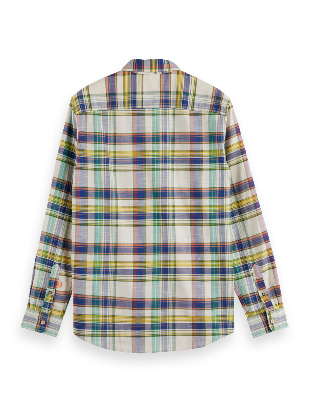 Basket Weave LS Check Shirt in Green Multi Check | Buster McGee