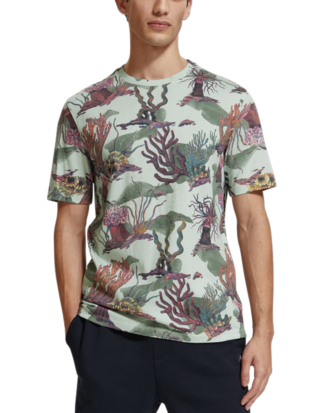 Scotch & Soda Seashell Printed AOP Tee | Buster McGee