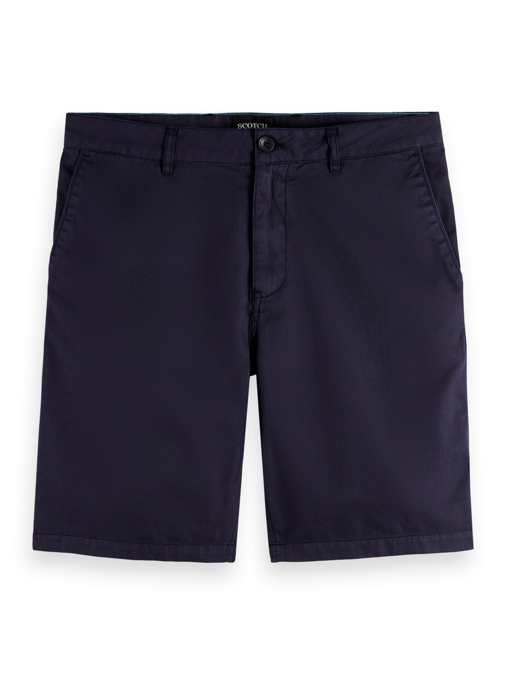 Stuart Garment Dyed Cotton Blend Twill Short in Night | Buster McGee