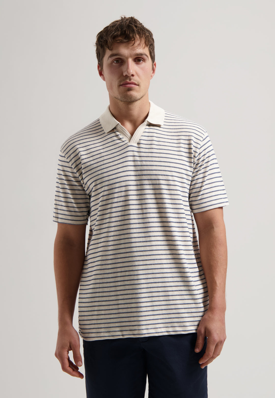Dstrezzed Alistar Polo in Silver Birch | Buster McGee