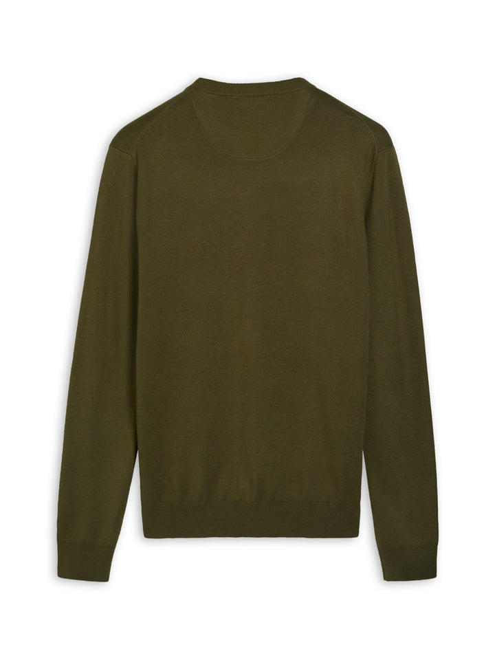 Scotch & Soda - Crewneck Pullover in Algae | Buster McGee