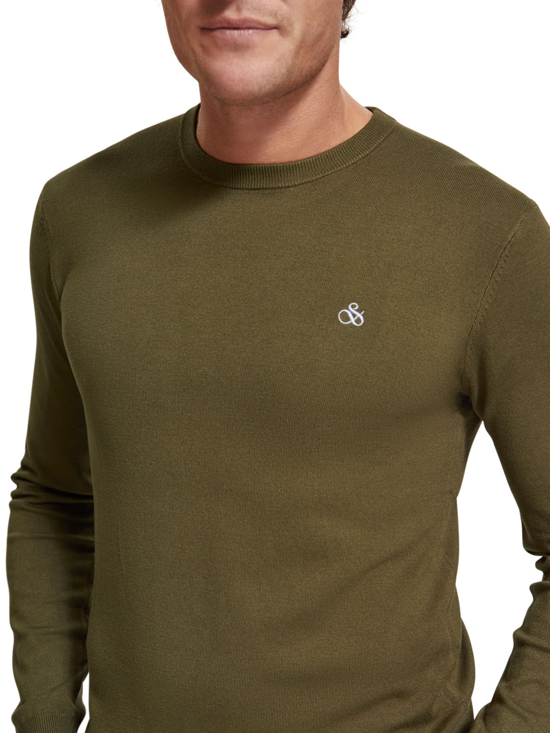 Scotch & Soda - Crewneck Pullover in Algae | Buster McGee