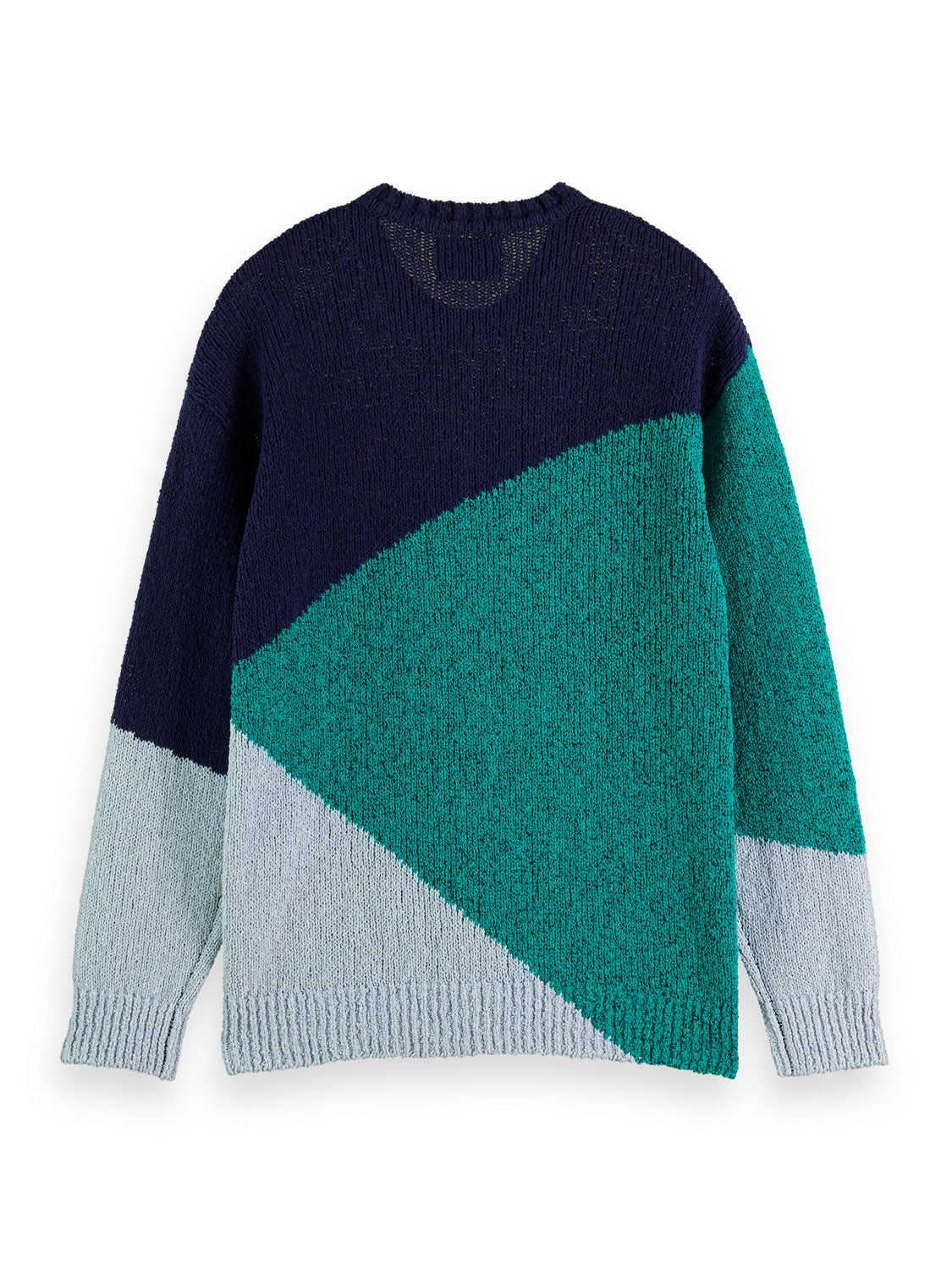 “Scotch & Soda” パイルボーダーレースアップフーディ Multi Melange Artwork Pullover With Boat Artwork | Buster McGee
