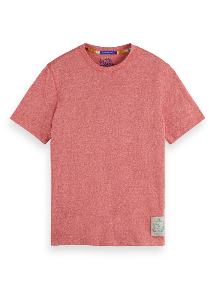 Regular Fit Melange T-Shirt in Lobster Melange | Buster McGee