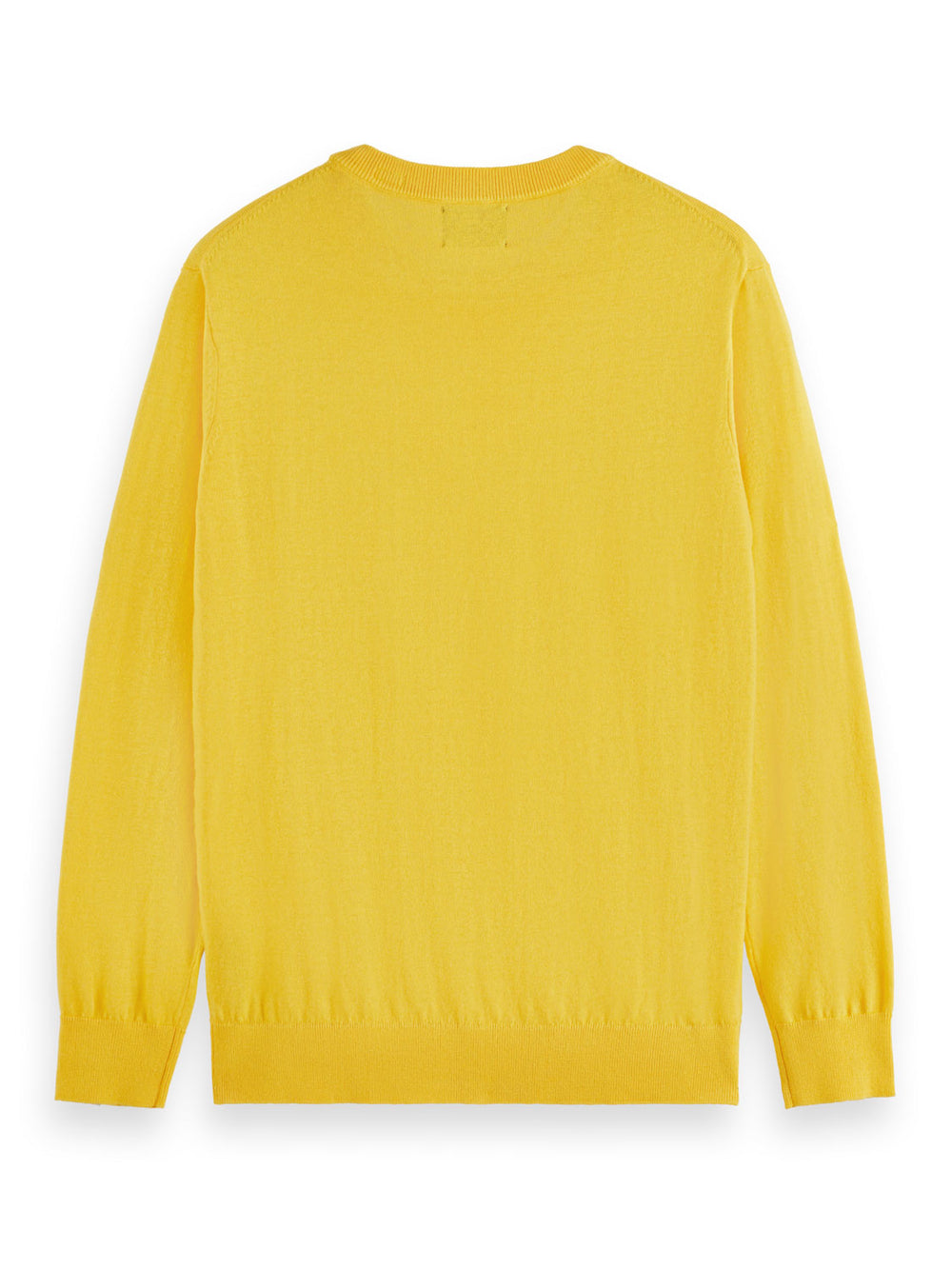Linen Blend Crewneck Pullover in Nautical Yellow | Buster McGee