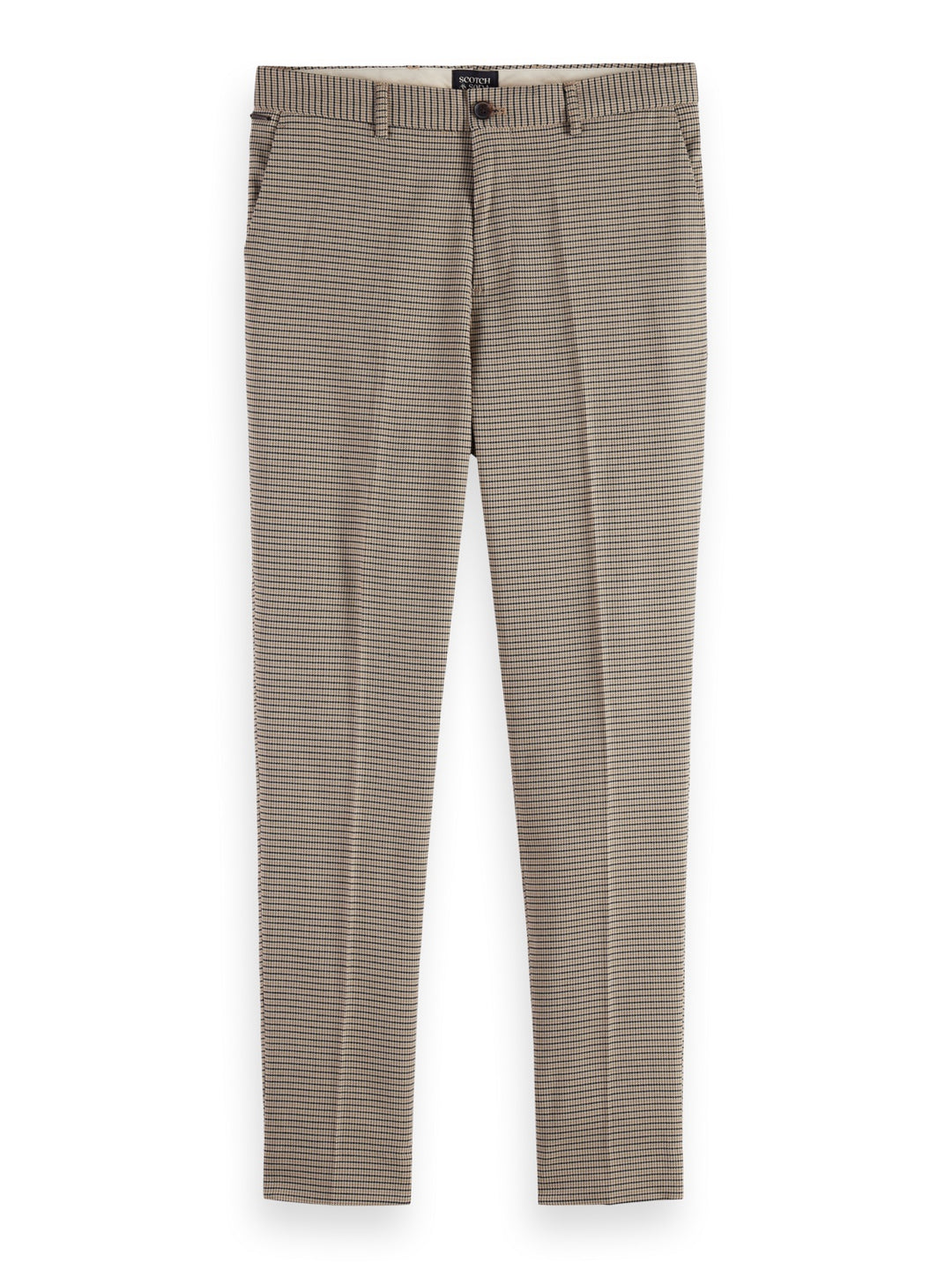 Irving Classic Yarn-Dyed Chino in Antra Mini Check | Buster McGee