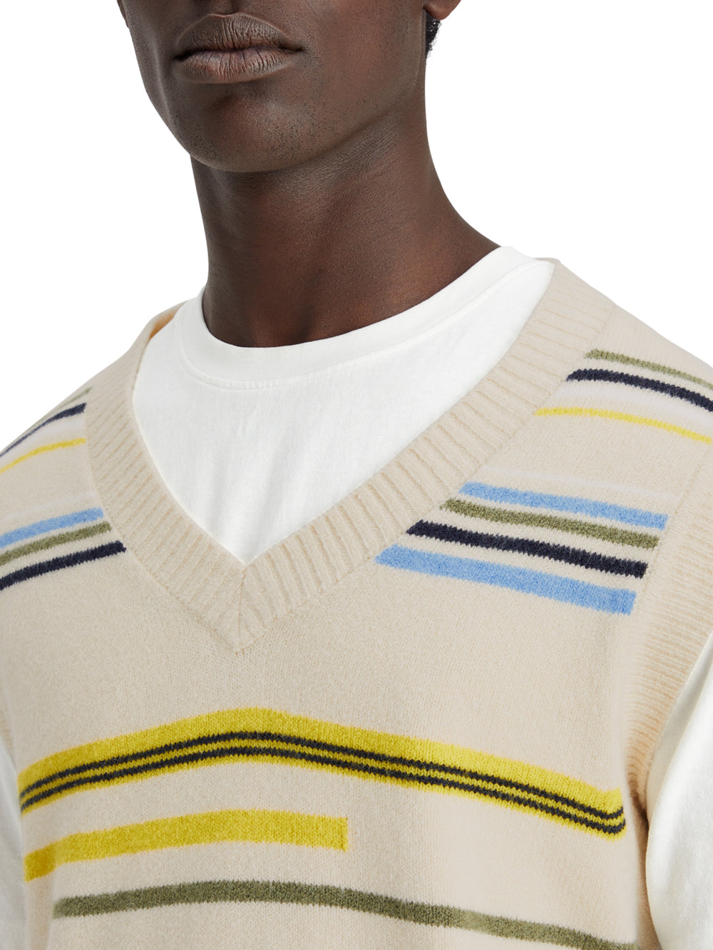 Scotch & Soda - Soft Knit vest in Parchment | Buster McGee