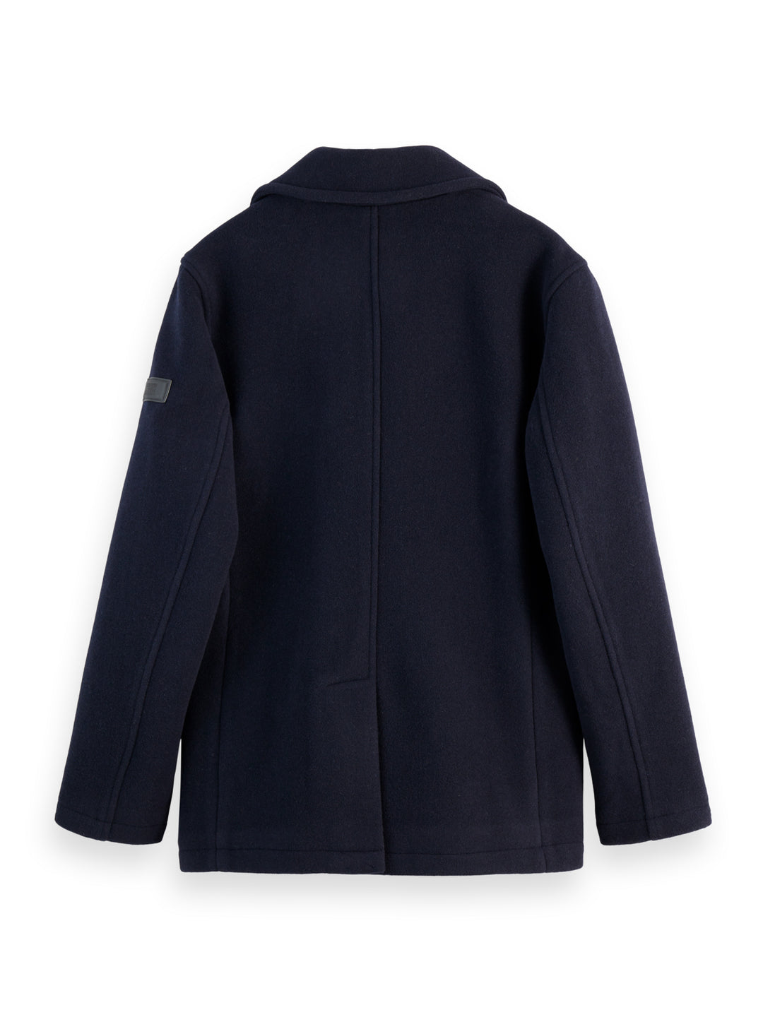 Wool Blend Peacoat in Night | Buster McGee