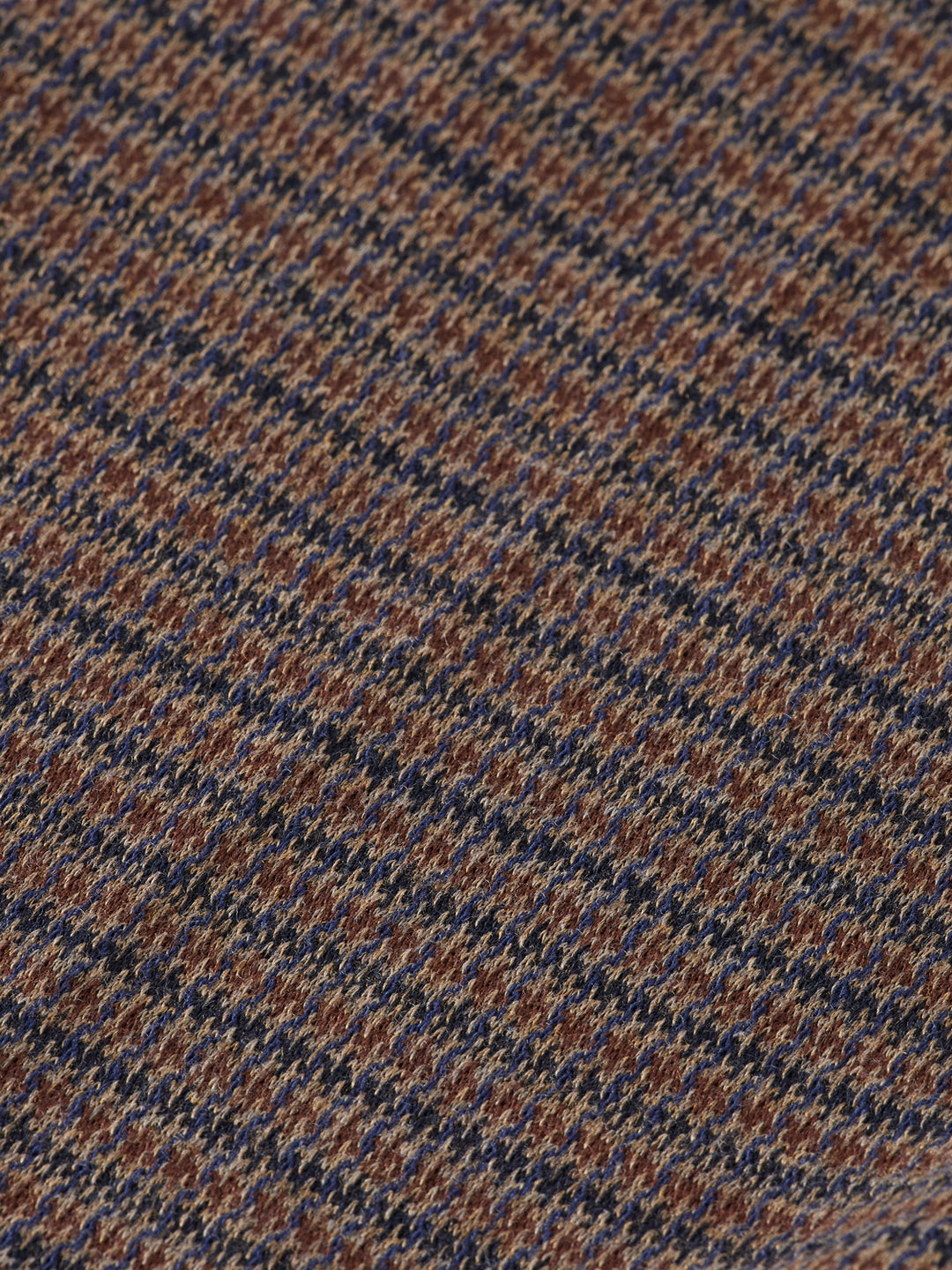 Scotch & Soda Mott Knitted Slim Fit Chino in Night Brown Mini Check