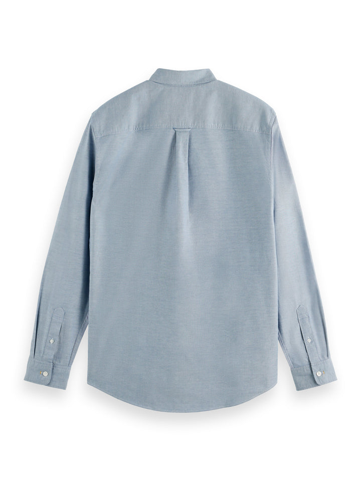Scotch & Soda Essential Oxford Shirt in Heritage Blue | Buster McGee