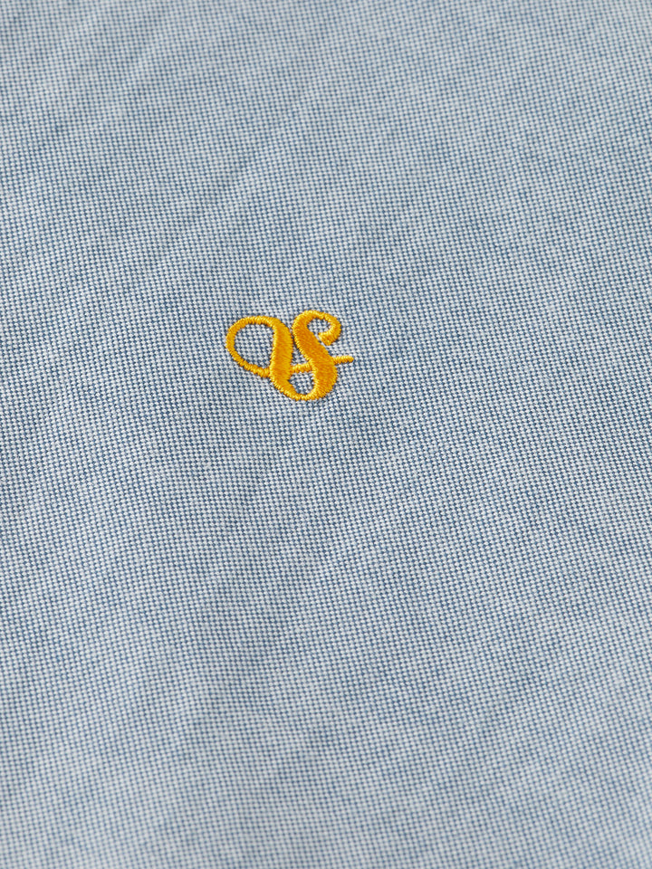 Scotch & Soda Essential Oxford Shirt in Heritage Blue | Buster McGee