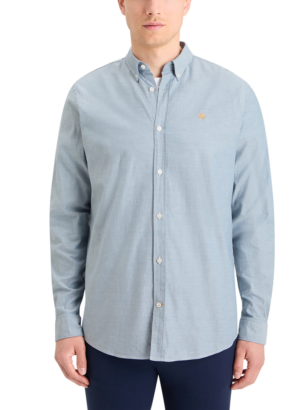 Scotch & Soda Essential Oxford Shirt in Heritage Blue | Buster McGee