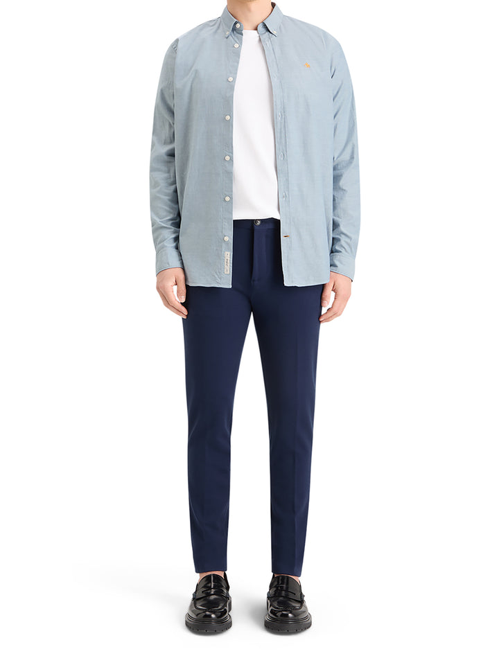 Scotch & Soda Essential Oxford Shirt in Heritage Blue | Buster McGee