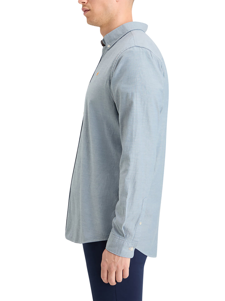 Scotch & Soda Essential Oxford Shirt in Heritage Blue | Buster McGee