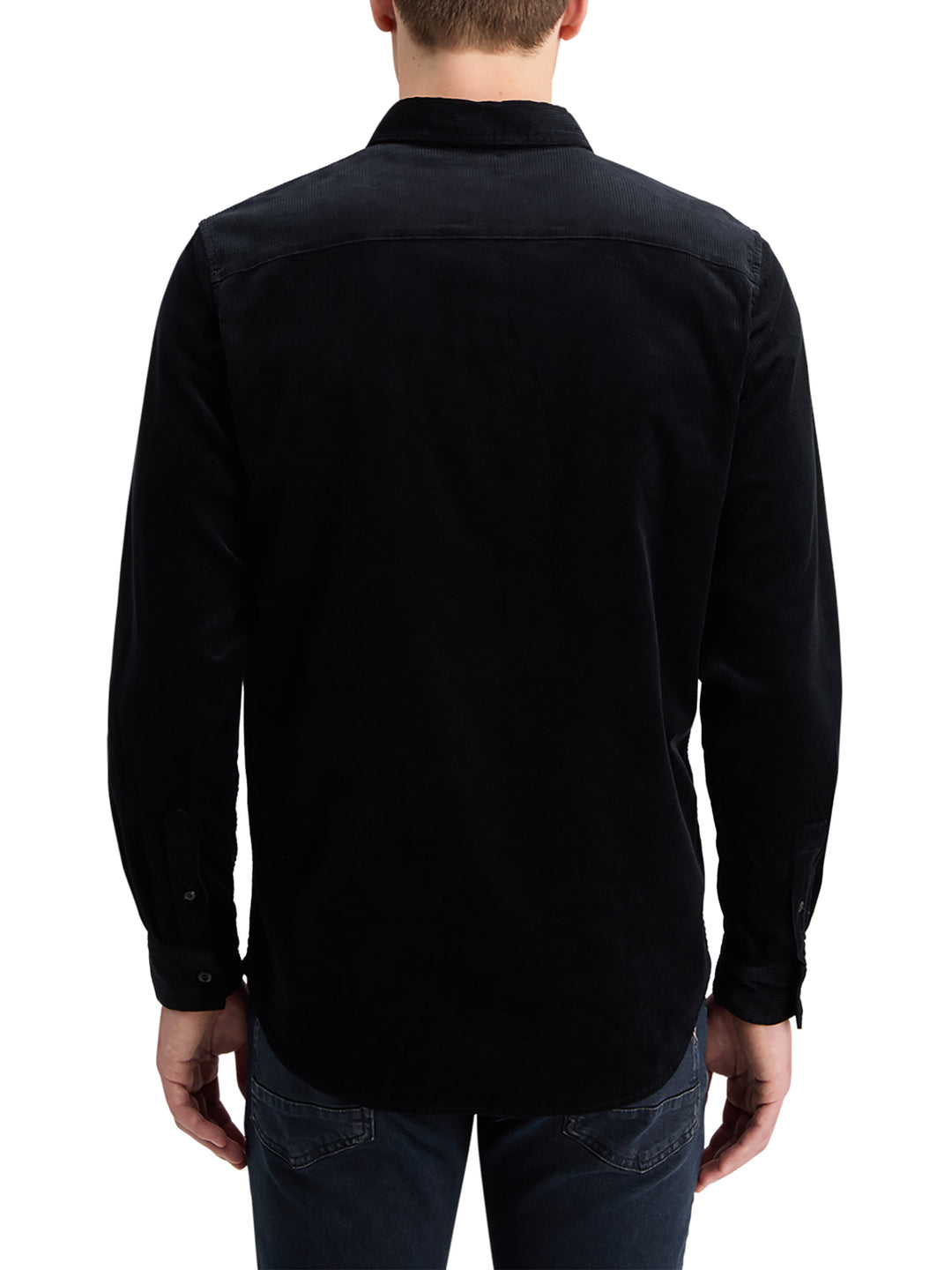 Scotch & Soda Corduroy Shirt in Black | Buster McGee