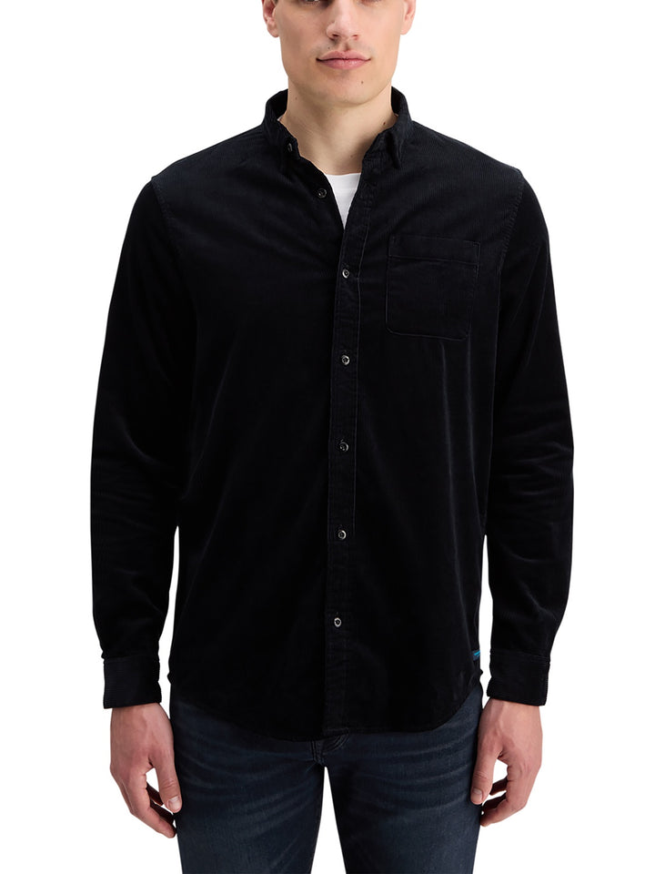 Scotch & Soda Corduroy Shirt in Black | Buster McGee